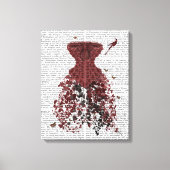 Woodland Corset Canvas Afdruk (Voorkant)