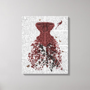 Woodland Corset Canvas Afdruk