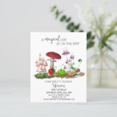 Woodland Cottagecore Waterverf Mushroom Fairytale (Staand voorkant)