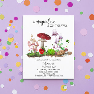 Woodland Cottagecore Waterverf Mushroom Fairytale