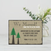 Woodland Country New Home Aankondiging (Staand voorkant)