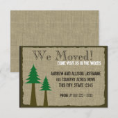 Woodland Country New Home Aankondiging (Voorkant / Achterkant)