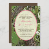 Woodland Country Wedding Kaart (Voorkant / Achterkant)