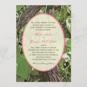 Woodland Country Wedding Kaart