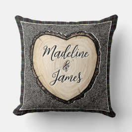 Woodland Couples Gepersonaliseerde Naam Kussen