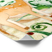 Woodland Creaters Animals Deer Fox Rabbit Owl Art Poster (Hoek)