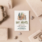 Woodland Creaters Forest Waterverf Baby shower Kaart