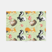 Woodland Creates unisex baby fleece blanket (Voorkant (Horizontaal))