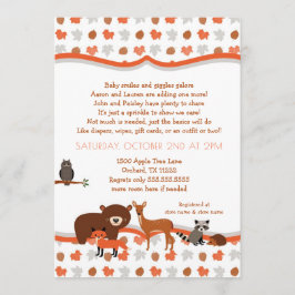 Woodland Creats Herfst Neutral Baby SPRINKLE Kaart