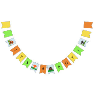 Woodland Creature Baby shower Bunting Vlaggetjes