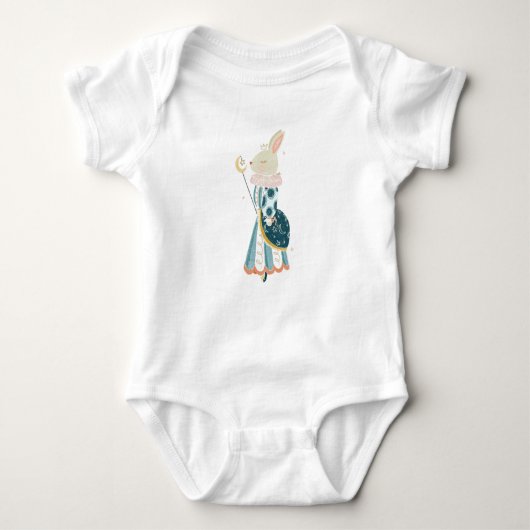 WOODLAND CREATURE- BUNNY OUTFIT ROMPER (Voorkant)