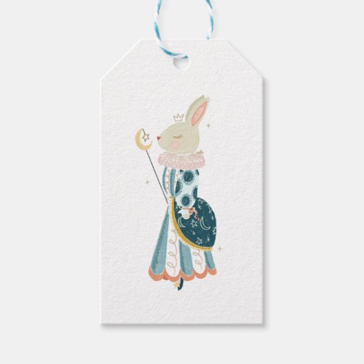 WOODLAND CREATURE- GIFT TAG (BUNNY) CADEAULABEL (Voorkant)