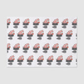 Woodland Creature Raccoon Kerstmis Tissuepapier (Voorkant)