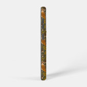 Woodland Creatures and Leaves Pattern Samsung Galaxy Hoesje (Rechterkant)