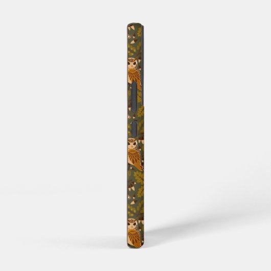 Woodland Creatures and Leaves Pattern Samsung Galaxy Hoesje (Rechterkant)