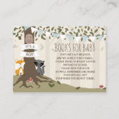 Woodland Creatures Baby Boy Boek Aanvraag Informatiekaartje (Voorkant)