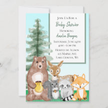 Woodland Creatures Baby shower