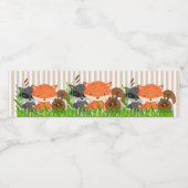 Woodland Creatures Baby shower waterflesetiketten Waterfles Etiket (Enkel label)