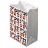 Woodland Creatures Boy's Baby shower Medium Cadeauzakje (Voorkant Gekanteld)