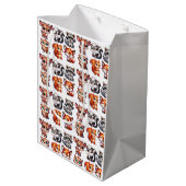 Woodland Creatures Boy's Baby shower Medium Cadeauzakje (Achterkant Gekanteld)