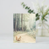 Woodland Creatures Briefkaart (Staand voorkant)