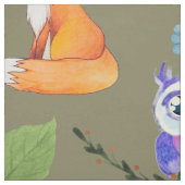 Woodland Creatures Katoen (56" breedte) Stof (Swatch)