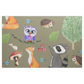 Woodland Creatures Katoen (56" breedte) Stof (Fat Quarter)
