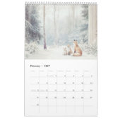 Woodland Creatures: Natuur Kunst Kalender (Feb 2027)