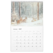 Woodland Creatures: Natuur Kunst Kalender (Jan 2027)