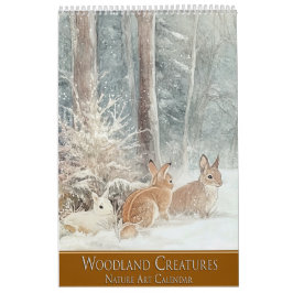 Woodland Creatures: Natuur Kunst Kalender