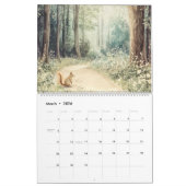 Woodland Creatures: Natuur Kunst Kalender (Mar 2026)