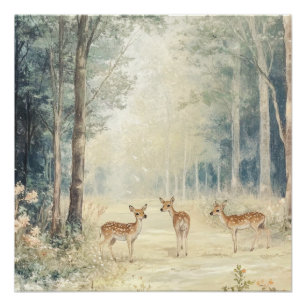 Woodland Creatures Perfect Poster
