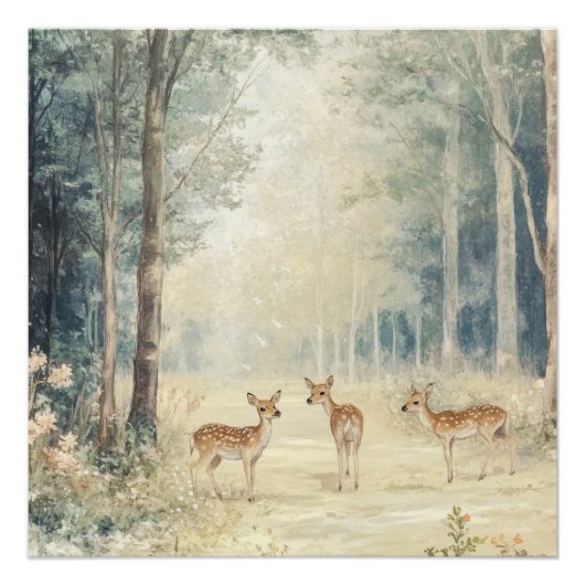 Woodland Creatures Perfect Poster (Voorkant)