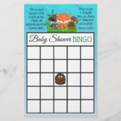 Woodland Creatures themed baby shower games Flyer (Voorkant)