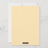 Woodland Critters Baby shower Invitation Kaart (Achterkant)