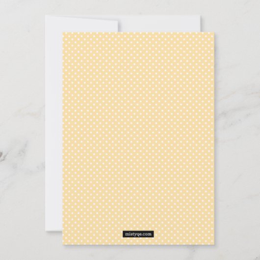 Woodland Critters Baby shower Invitation Kaart (Achterkant)