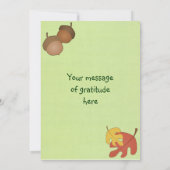 Woodland Critters Bedankt (Achterkant)