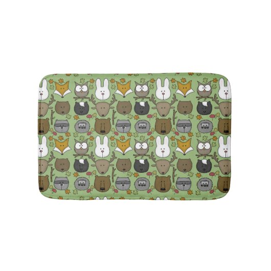 Woodland Critters-Best Forest Friends Badmat (Voorkant)