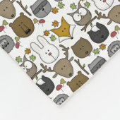 Woodland Critters-Best Forest Friends Fleece Deken (Hoek)