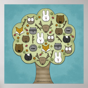 Woodland Critters-Best Forest Friends Poster