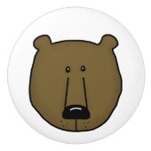 Woodland Critters-Beste Bos Vrienden-Beer Keramische Knop (Voorkant)