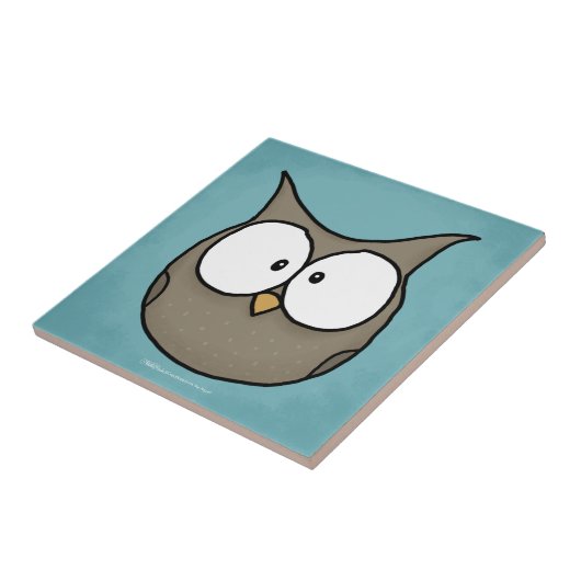 Woodland Critters-Beste Bos Vrienden-Uil Tegeltje (Zijkant)