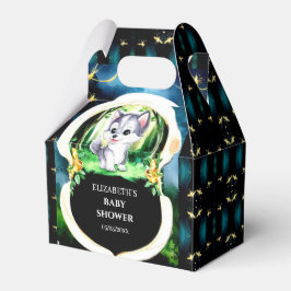 Woodland Custom Wolf Baby shower Bedankdoosjes