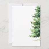 Woodland Cute Animal Monkey Baby shower Kaart (Achterkant)