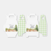 Woodland Cute Animals Rustiek Baby shower Bedankdoosjes (Uitgevouwen)