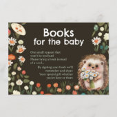 Woodland Daisy Bring A Book voor Baby Informatiekaartje (Voorkant)