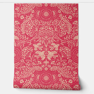 Woodland Damask - Hoop is iets met veren Behang