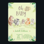 Woodland Dancing Friends Baby shower Kaart<br><div class="desc">Schattig en bewerkbaar Green Woodland Friends Baby shower Uitnodiging met leuke bosdieren dansen in het bos, het perfecte feestaccessoire. Dit is het beste en nummer 1 ontwerp voor een speciale dag. groene baby shower uitnodiging voor uw meisjes of jongens baby's verjaardag of zelfs voor een baby shower. Creëer met liefde...</div>