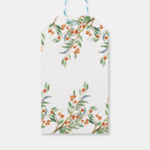 Woodland Dank u Baby shower Cadeaulabel (Achterkant)