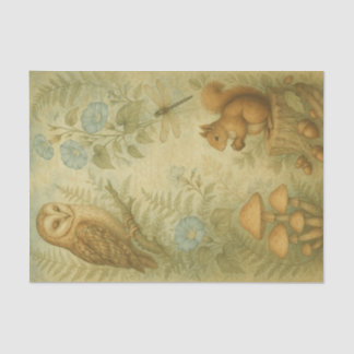 Woodland Dawn Vintage Tissue Paper – Decoupage Tissuepapier